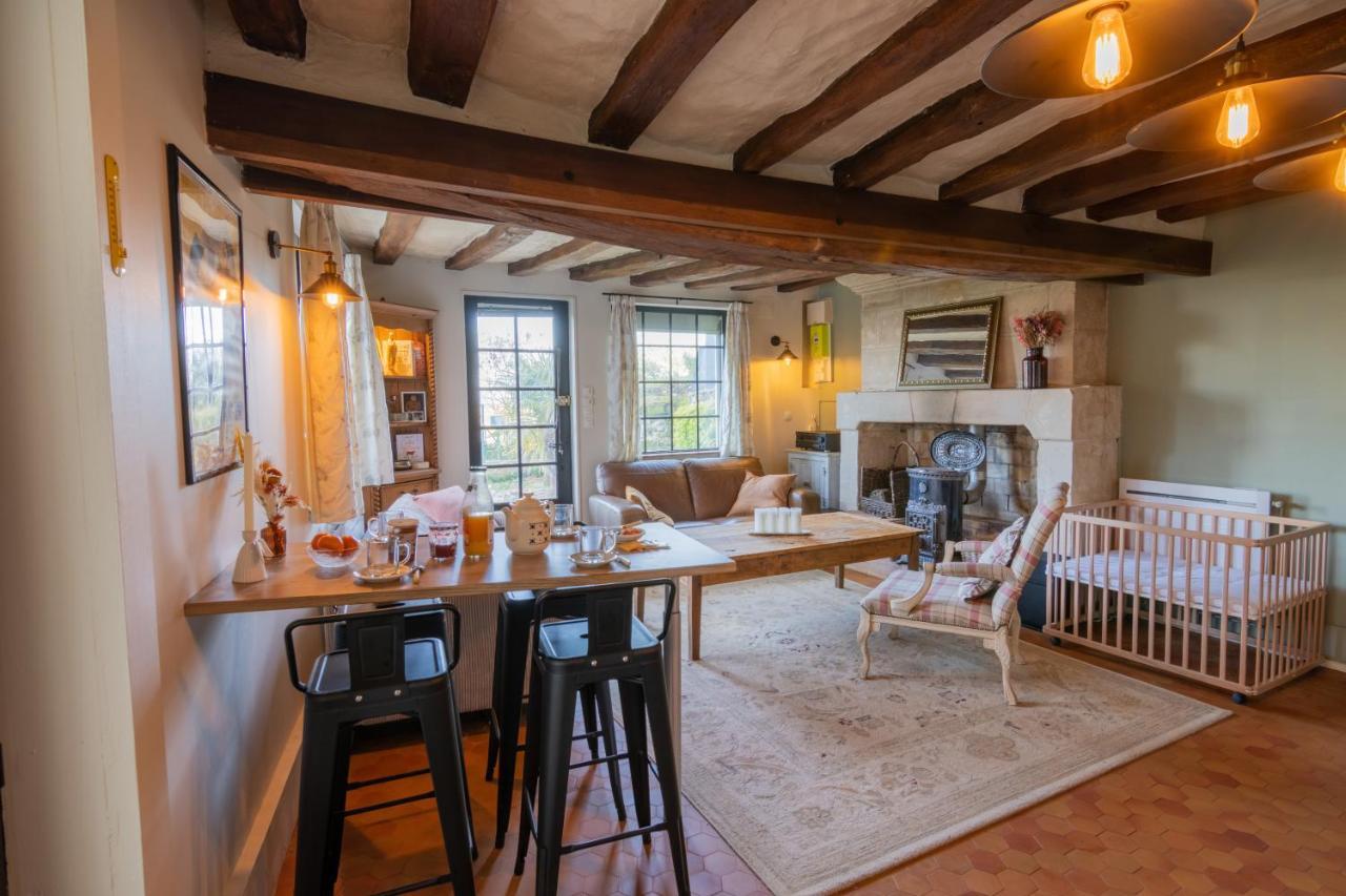 Maison Chaleureuse-Grand Jardin-Proche Saumur Parnay Buitenkant foto